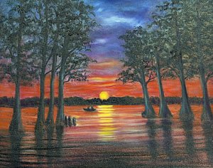 300x236 Reelfoot Lake Paintings Fine Art America - Lake Painting