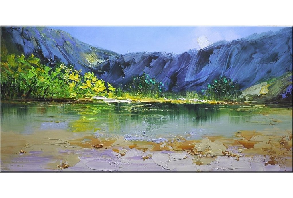 1023x694 Emerald Lake Loko Deko - Lake Painting