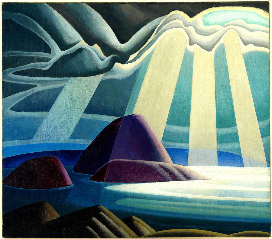 900x792 Lake Superior Painting By Lawren Harris - Lake Superior Painting