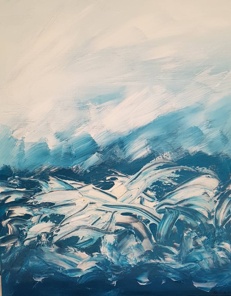 770x986 Saatchi Art Lake Superior Painting By Monique Dufour - Lake Superior Painting