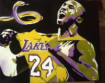 340x270 Lakers Painting Etsy - Laker Painting