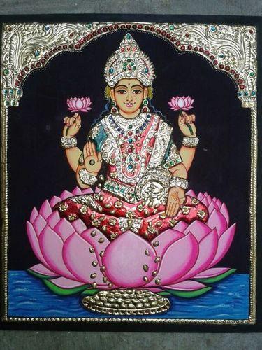 375x500 Tanjavur Lakshmi Tanjore Painting - Lakshmi Painting