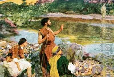 400x271 Behold The Lamb Of God William Hatherell Reproduction 1st Art - Lamb Of God Painting