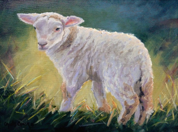 Lamb Painting at PaintingValley.com | Explore collection of Lamb Painting