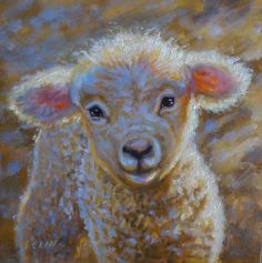 236x237 Psalm 23 We Are His Sheep And He Leads Us To Good Things He Is - Lamb Painting