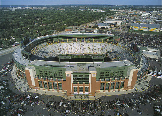 550x394 Lambeau Field - Lambeau Field Painting