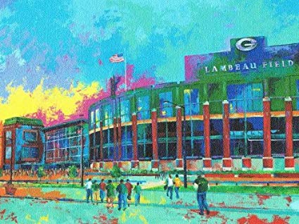 Lambeau Field Painting at PaintingValley.com | Explore collection of ...