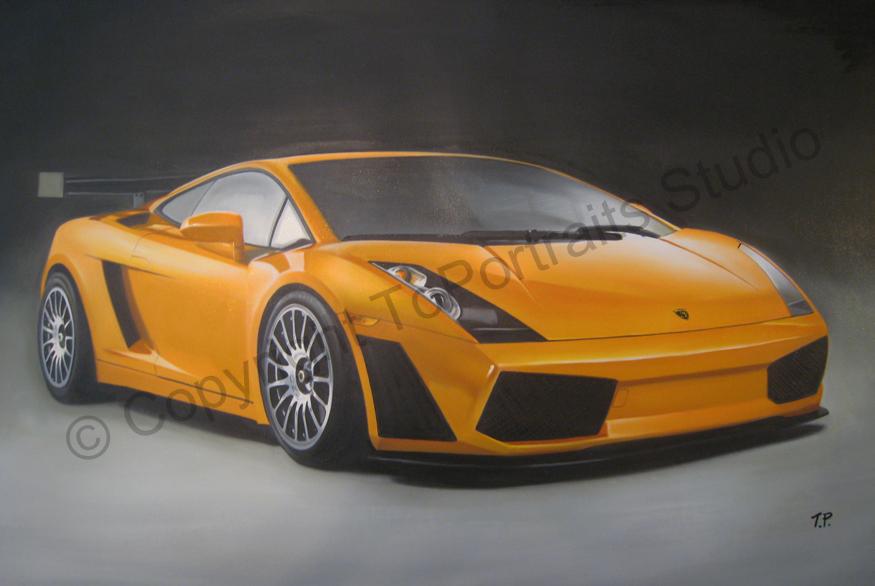 875x586 Lamborghini Gallardo Gt3 - Lamborghini Painting