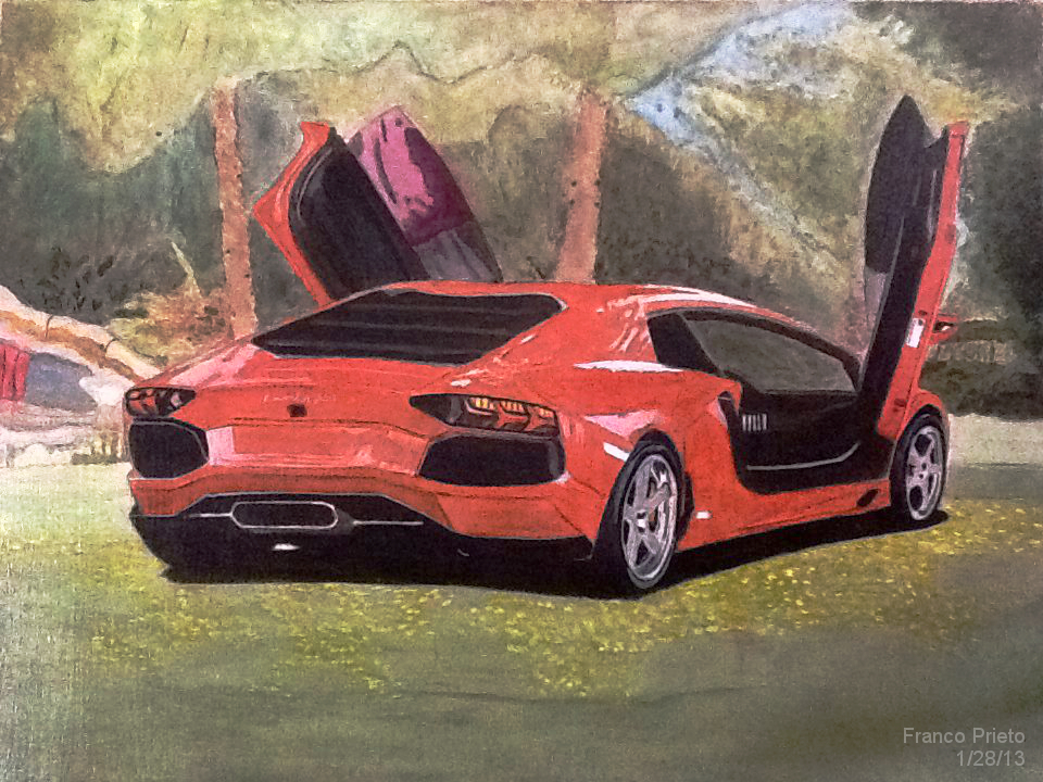 960x720 Lamborghini [Painting] By Teamhellyea Pandaxd - Lamborghini Painting