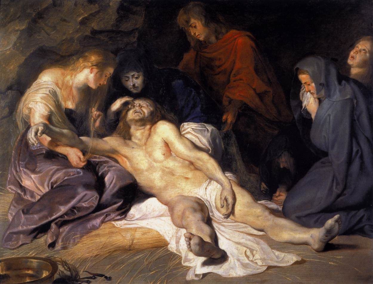 1250x951 Lament Of Christ Peter Paul Rubens Baroque Religious - Lamentation Of Christ Painting