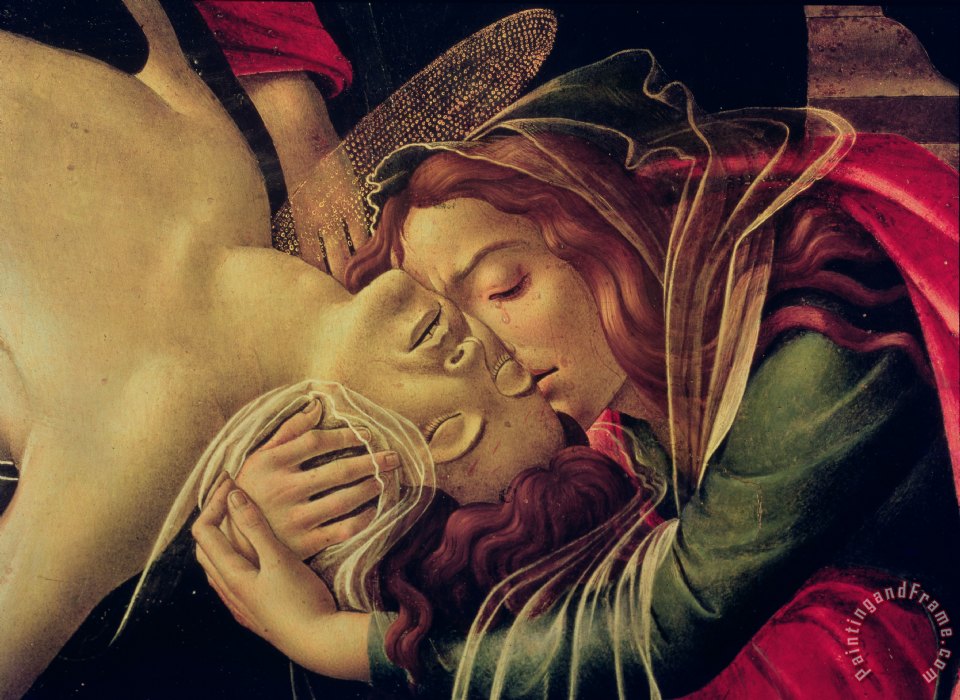 960x700 Sandro Botticelli The Lamentation Of Christ Painting - Lamentation Of Christ Painting