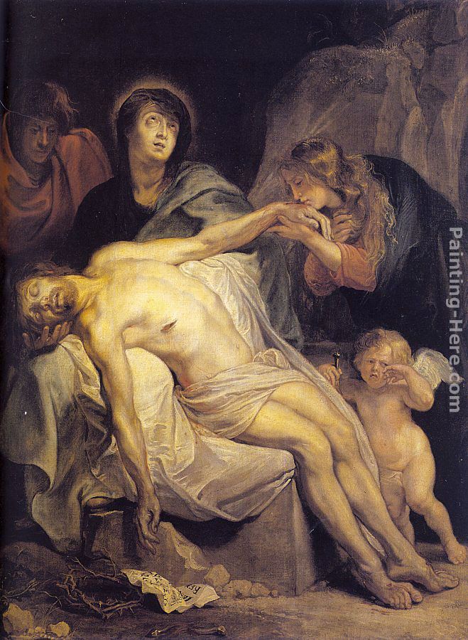 659x900 Sir Antony Van Dyck The Lamentation Painting Anysize 50% Off - Lamentation Painting