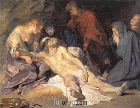 463x357 The Lamentation Rubens Painting Reproduction 3481 Topofart - Lamentation Painting
