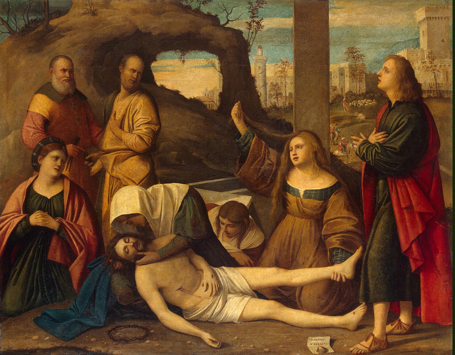 1484x1158 Lamentation Painting Basaiti Marco Oil Paintings - Lamentation Painting