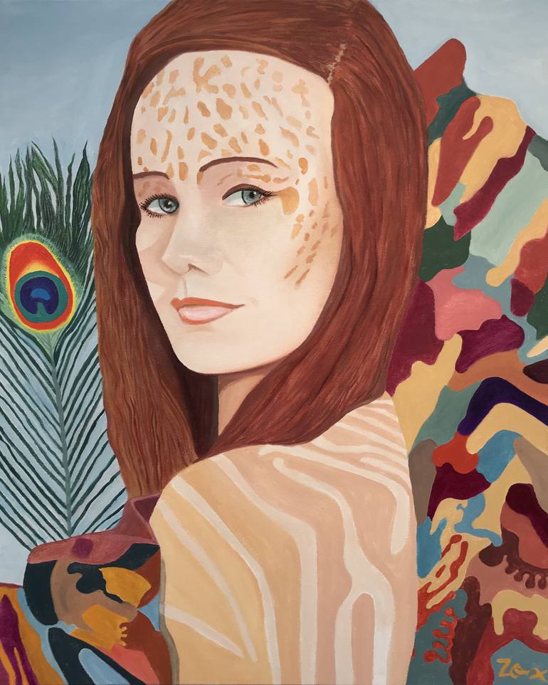 770x962 Saatchi Art Lamia Painting By Zox Art - Lamia Painting