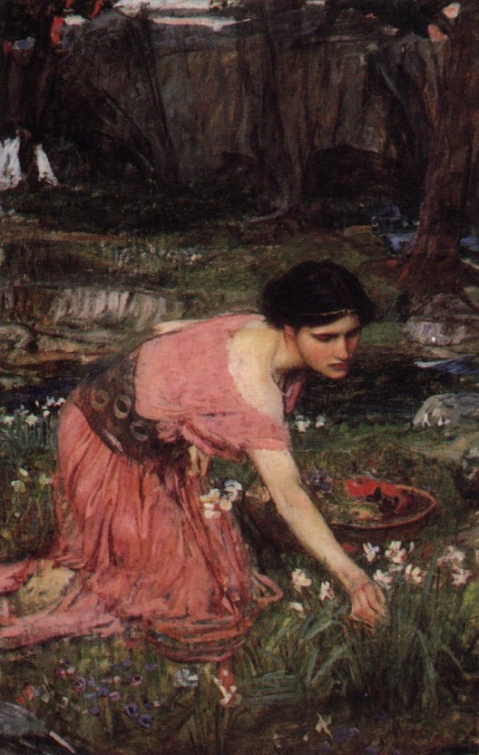 528x832 James Waterhouse - Lamia Painting