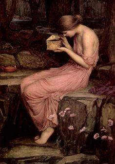 236x337 Lamia, John William Waterhouse Nature - Lamia Painting