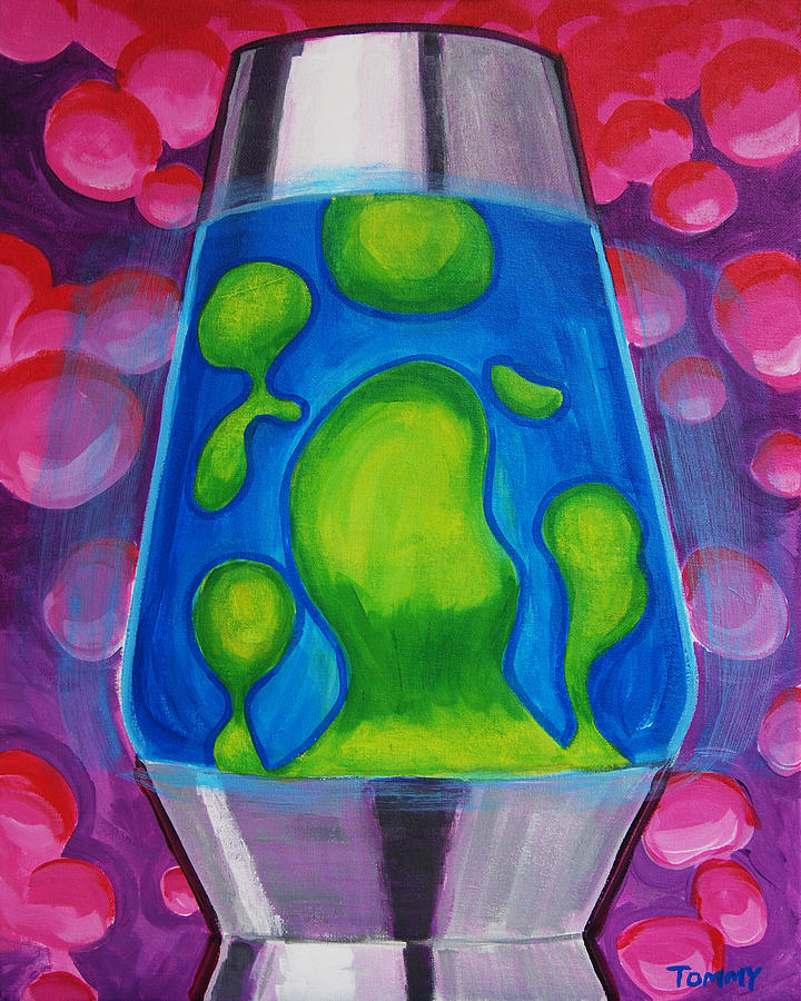 720x900 Lava Lamp Painting By Tommy Midyette - Lamp Painting
