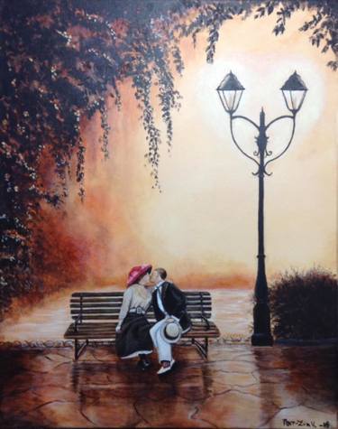 375x475 Lamp Post Paintings For Sale Saatchi Art - Lamp Post Painting