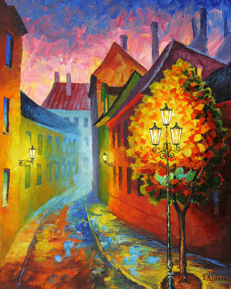 799x1000 Lamp Post By Doominowskiy - Lamp Post Painting