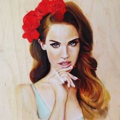 236x236 Lana Del Rey Oil Paintings For Sale Figure Oil Painting Images - Lana Del Rey Painting