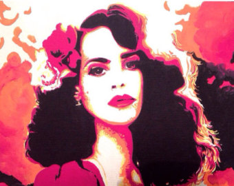 340x270 Lana Del Rey Art Ldr Gift Tumblr Grunge Aesthetic Art - Lana Del Rey Painting