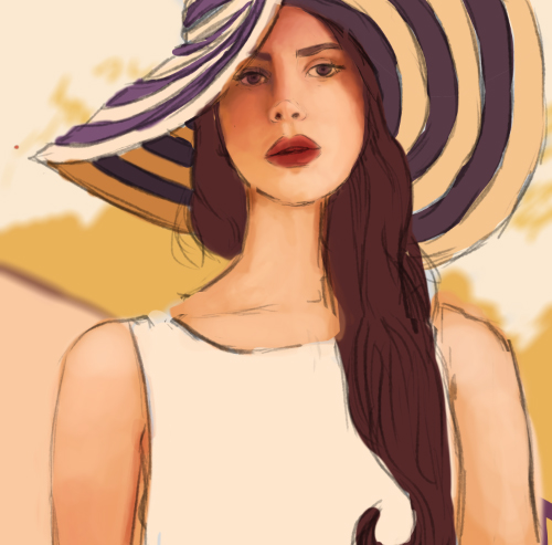 500x493 Lana Del Rey On Behance - Lana Del Rey Painting