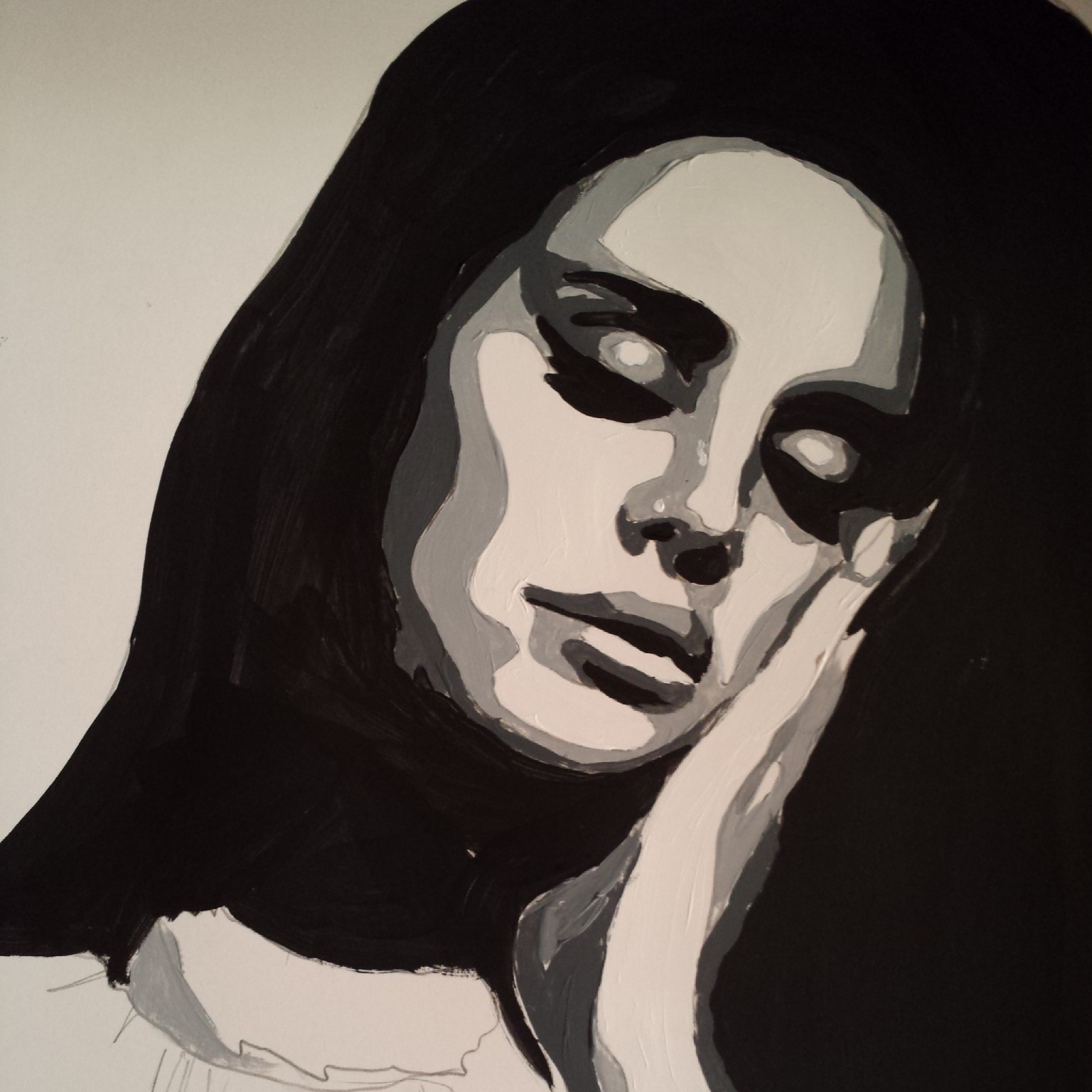 1536x1536 A Painting I Did Of Our Girl Lanadelrey - Lana Del Rey Painting