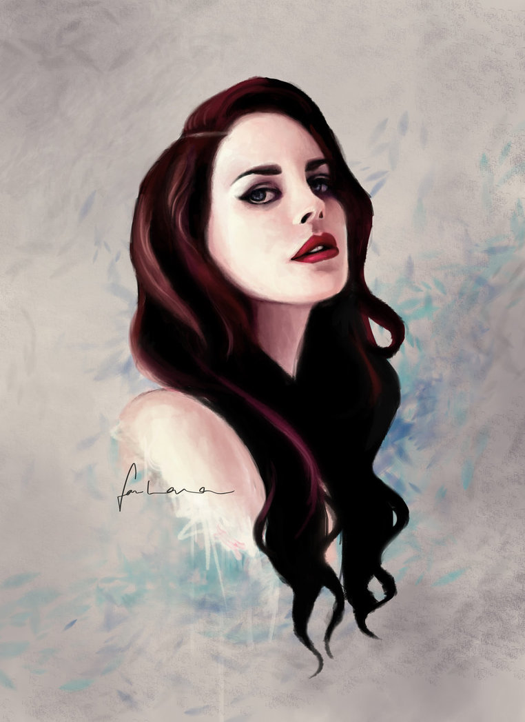 762x1047 Lana Del Rey Speedie By Dewmanna - Lana Del Rey Painting