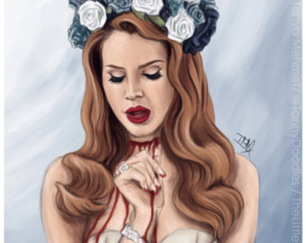 340x270 This Lana Painting On The Hunt - Lana Del Rey Painting