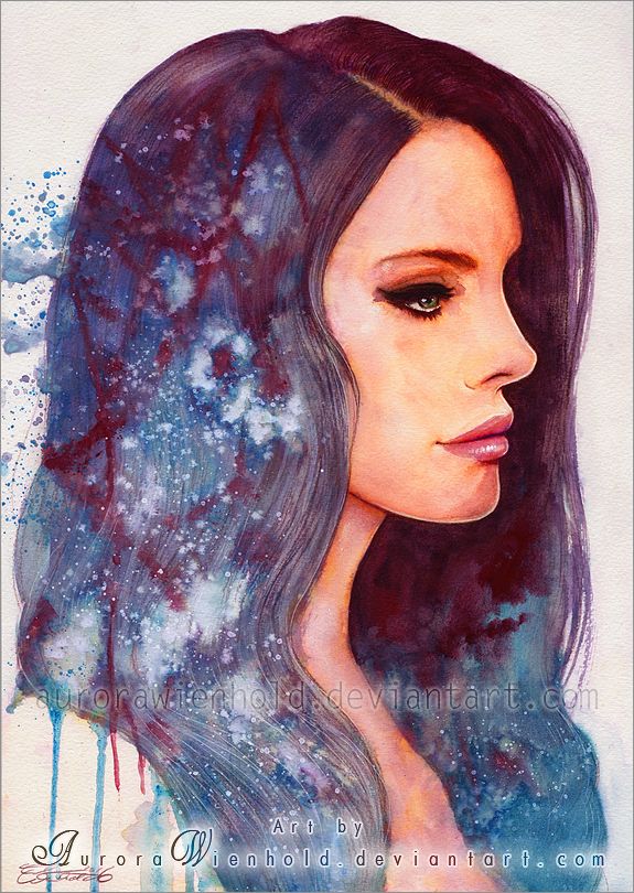 575x810 When You See It - Lana Del Rey Painting