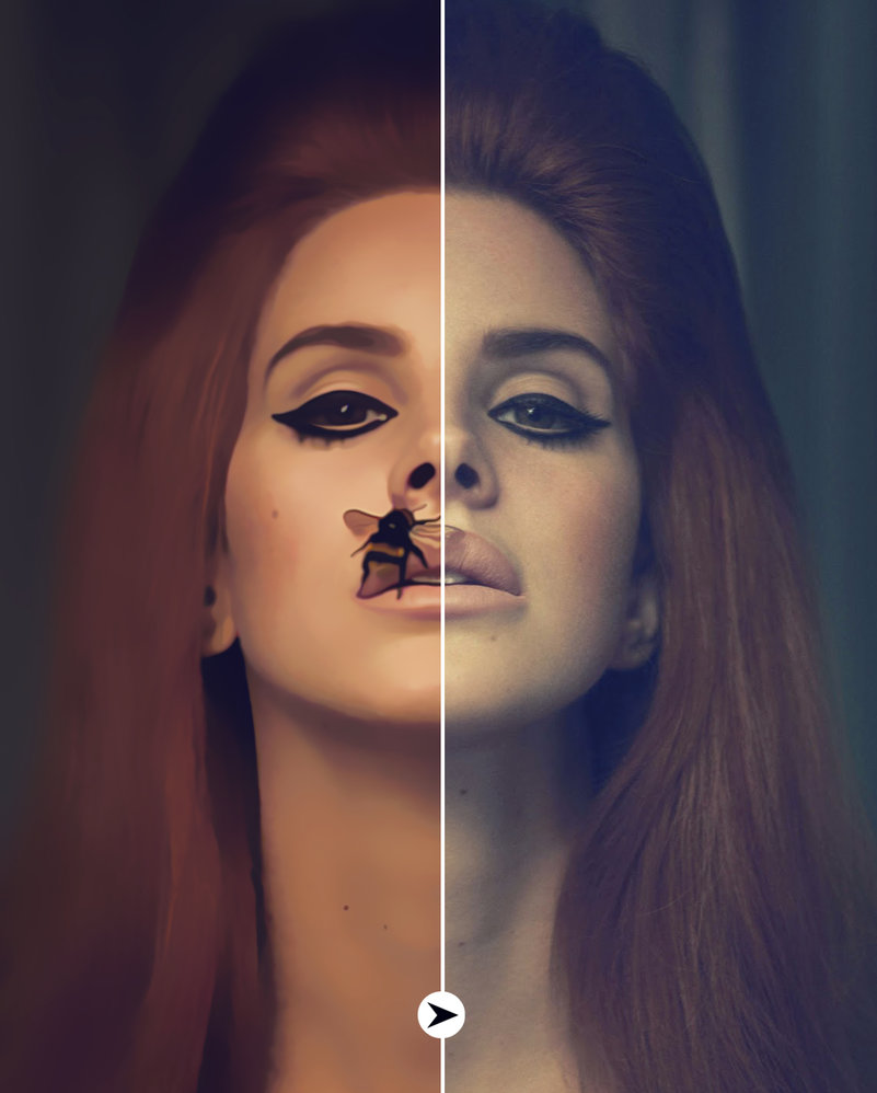 801x998 Lana Del Rey - Lana Painting