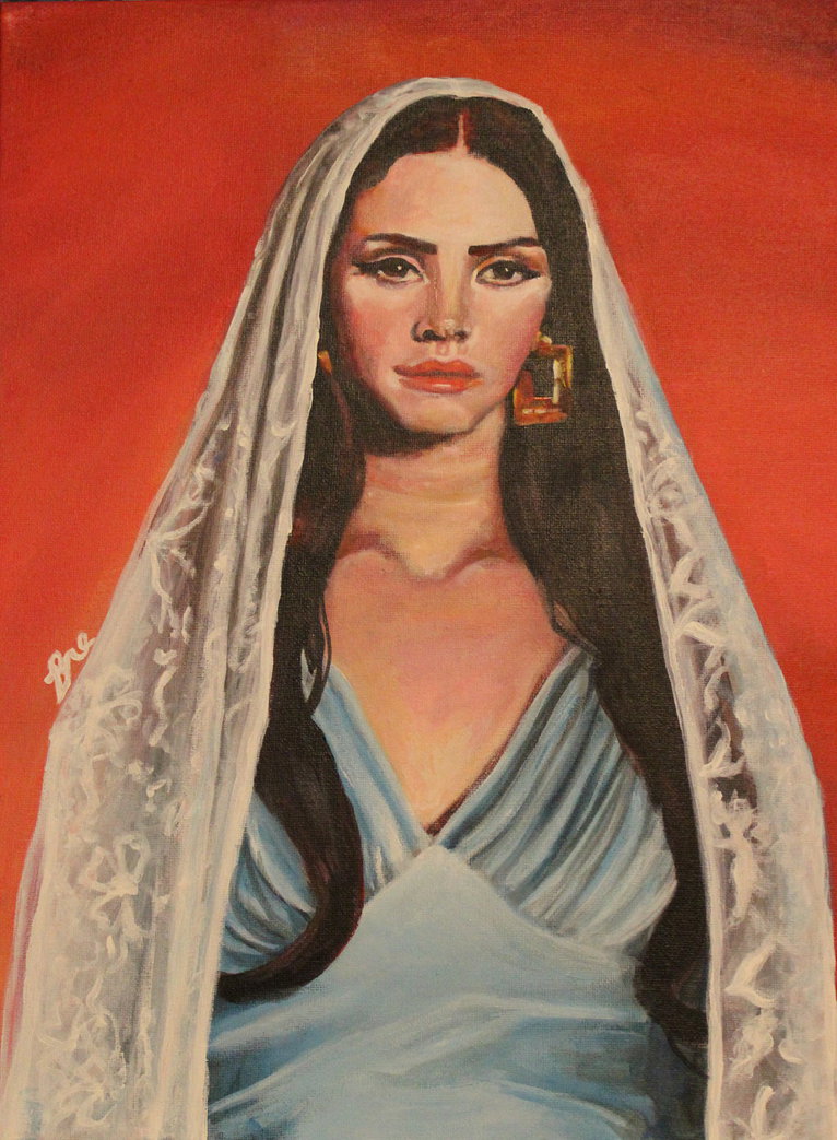 766x1043 Lana Del Rey By Marybriannemckay - Lana Painting