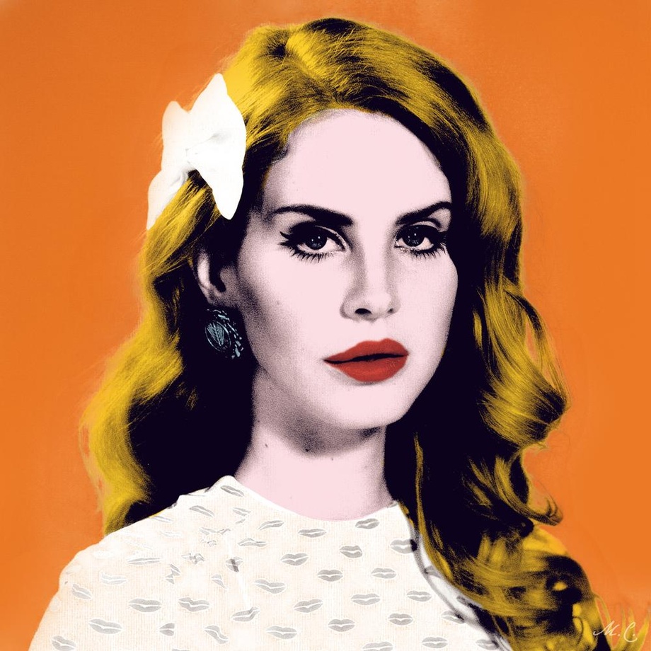 920x920 Lana Del Rey, An Art Print By Mahdi Chowdhury - Lana Painting