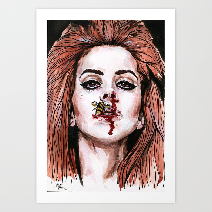 700x700 Lana Art Print By Fridayshow Society6 - Lana Painting