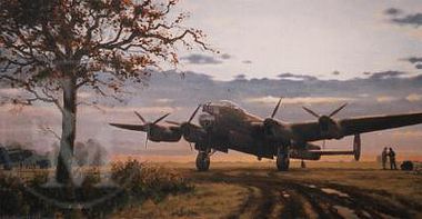 380x197 Lancaster Paintings In Aviation Original Oil Paintings By Keith - Lancaster Painting