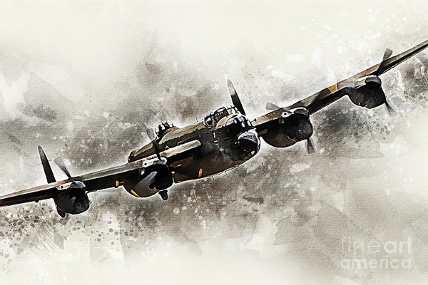 600x400 Bbmf Lancaster Bomber - Lancaster Painting