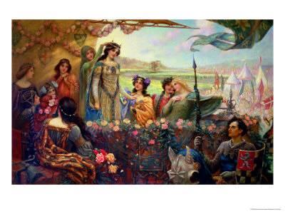 400x300 Lancelot And Guinevere Giclee Print By Herbert James Draper - Lancelot Painting