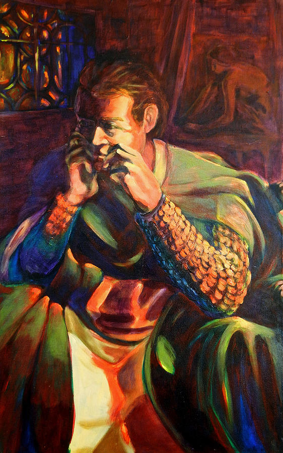 562x900 Sir Lancelot Painting By David Matthews - Lancelot Painting