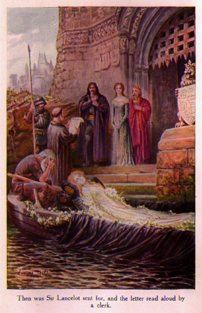 411x635 The Lady Of Shalott In Art - Lancelot Painting