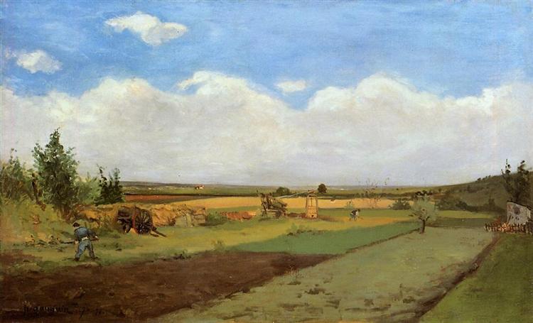 750x455 Working The Land, 1873 - Land Painting
