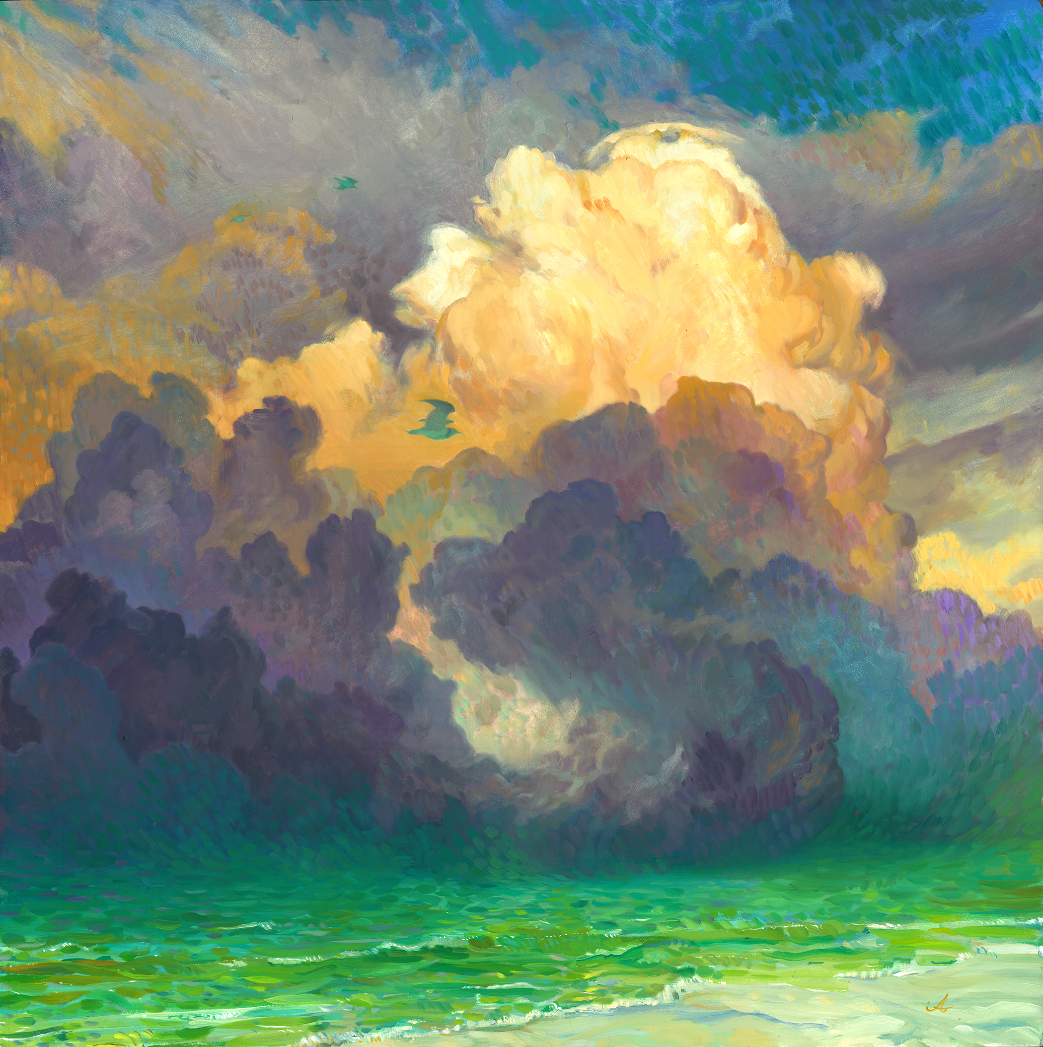 2100x2108 Ever Wish You Could - Land Painting