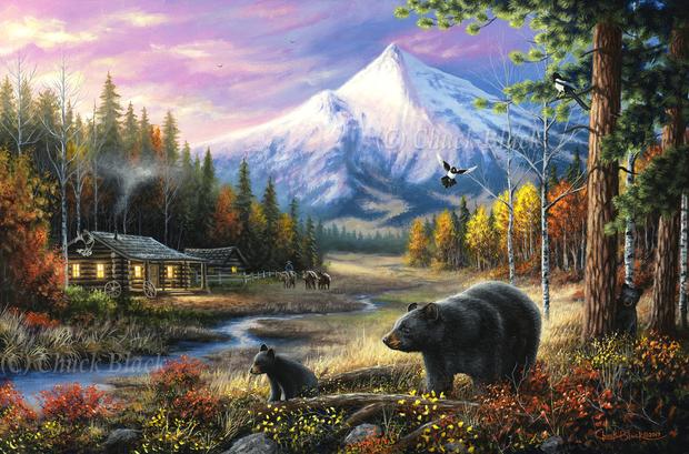 620x409 Original Landscape And Wildlife Paintings By Chuck Black Tagged - Landscape Painting