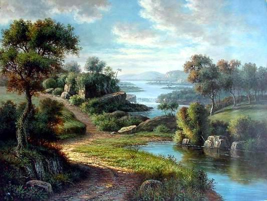 533x400 Landscape Art Gallery Artist Landscape Paintings Fine Art Seascape - Landscape Painting Artists