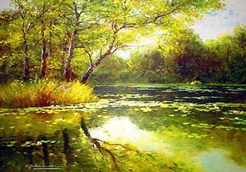 500x351 Modern Landscape Painting,oil Paintings,sinoorigin - Landscape Painting Images