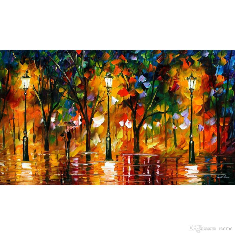 1000x1000 2018 Beautiful Landscape Paintings Expectation Of Love Palette - Landscape Painting With Palette Knife