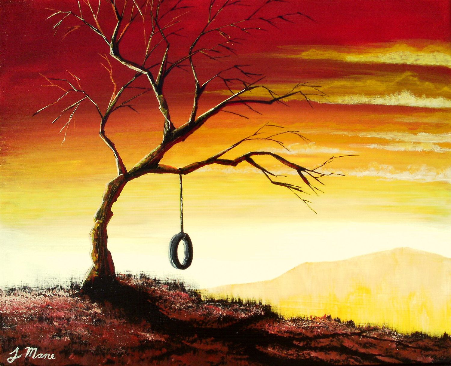 1500x1218 Easy Landscape Acrylic Painting For Beginners Art - Landscape Pictures To Painting