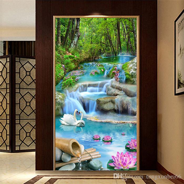 Landscape Wall Painting at PaintingValley.com | Explore collection of ...