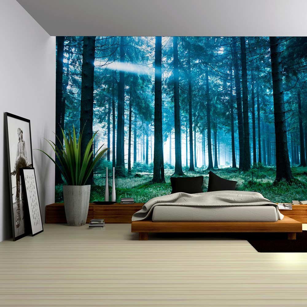 1000x1000 2018 New Landscape Wall Hanging Decorative Tapestry Nature Tree - Landscape Wall Painting