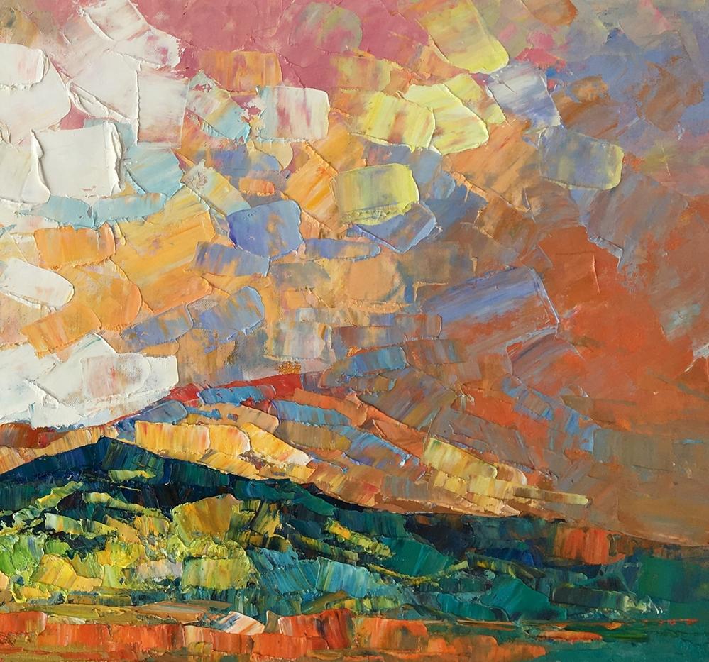 999x933 Abstract Art, Canvas Wall Art, Mountain Landscape Wall Art - Landscape Wall Painting